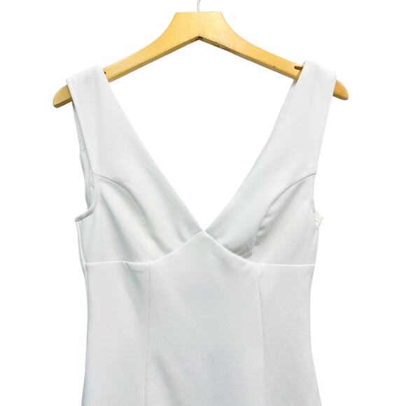 Lulus Perfection Bound White Sleeveless Cowl Back Mini Dress size S NWT - Picture 2 of 6